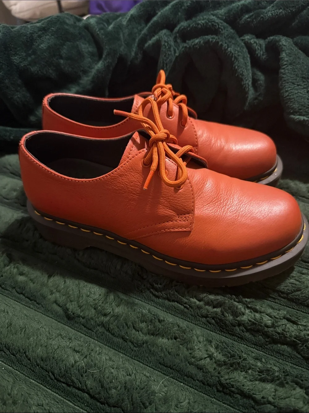 Dr. Marten’s Women’s Orange Lace-Up Casual Shoes